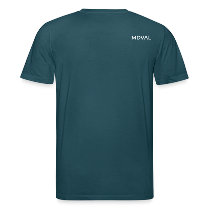 Mittelalterliches Schwert T-Shirt I "langes swertt" I Spätmittelalter I dunkel I Bio-Shirt - Dunkles Petrol