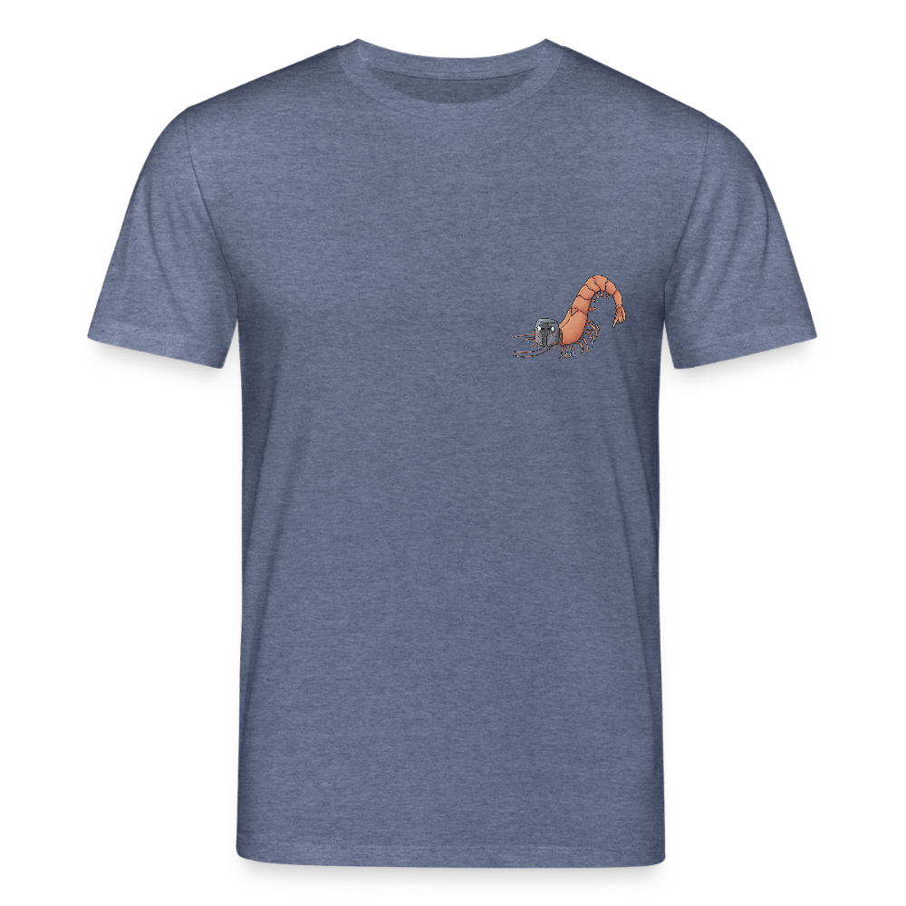 Twitch Templergarnele I dunkel I Bio-Shirt - Dunkelblau meliert