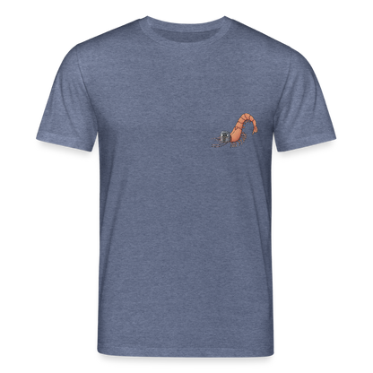 Twitch Templergarnele I dunkel I Bio-Shirt - Dunkelblau meliert