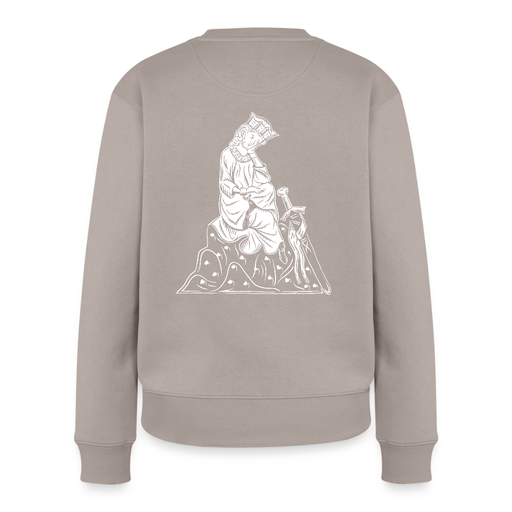 Mittelalter Pullover I Walther von der Vogelweide - Taupe