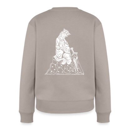 Mittelalter Pullover I Walther von der Vogelweide - Taupe