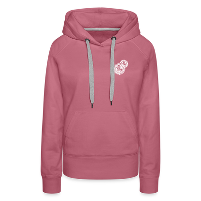 NEUES PROD FRAUEN HOODIE Templer Siegel - Malve