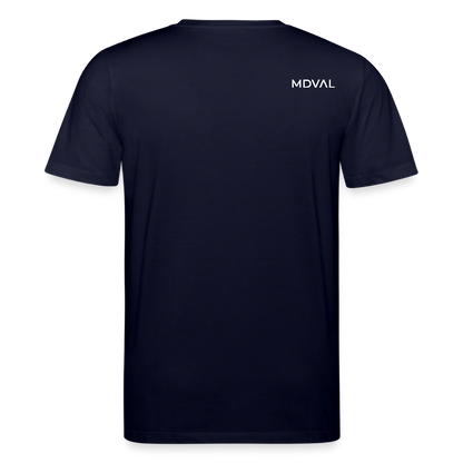 Mittelalterlicher Helm T-Shirt I "Dargen" I Hochmittelalter I dunkel I Bio-Shirt - Navy