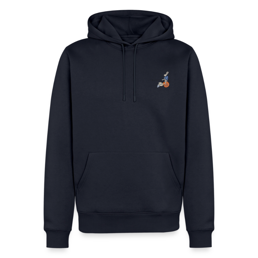 Mittelalter Tiere Hoodie | Tjostender Hase - Navy