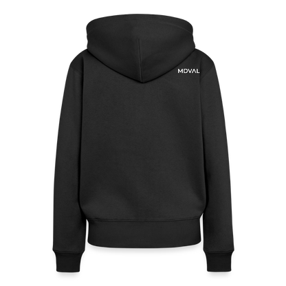 NEUES PROD FRAUEN HOODIE Langes Swertt - Schwarz