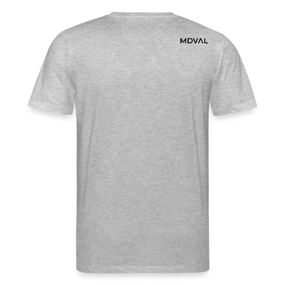 Templer Shirt | Siegel des Templerordens "Zwei Reiter auf einem Pferd" | hell | Bio-Shirt - Grau meliert
