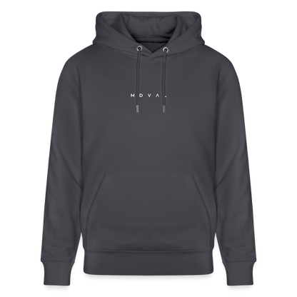 MDVAL Logo Bio-Hoodie - Indigoblau