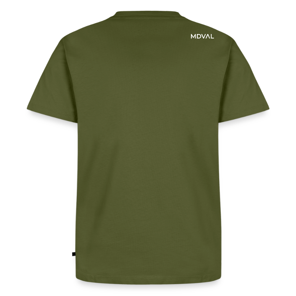 Templer Shirt | Siegel des Templerordens "Zwei Reiter auf einem Pferd" | dunkel | Bio Hoodie - Khaki