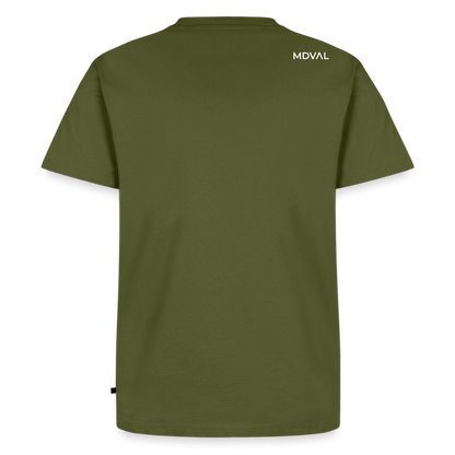 Templer Shirt | Siegel des Templerordens "Zwei Reiter auf einem Pferd" | dunkel | Bio Hoodie - Khaki