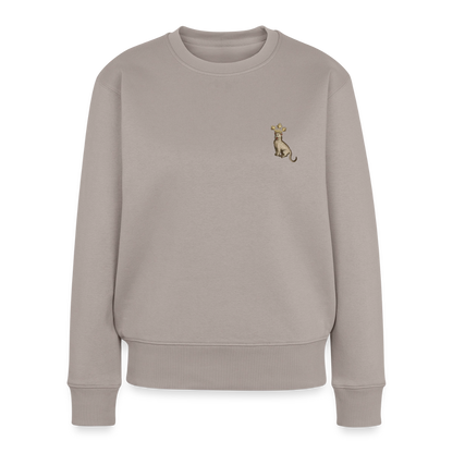 Mittelalter Tiere Pullover I Königskatze - Taupe