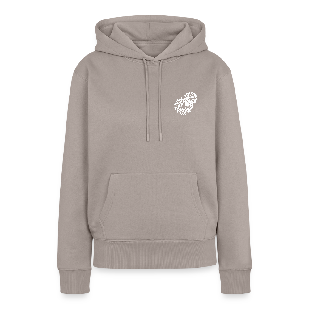 NEUES PROD FRAUEN HOODIE Templer Siegel - Taupe