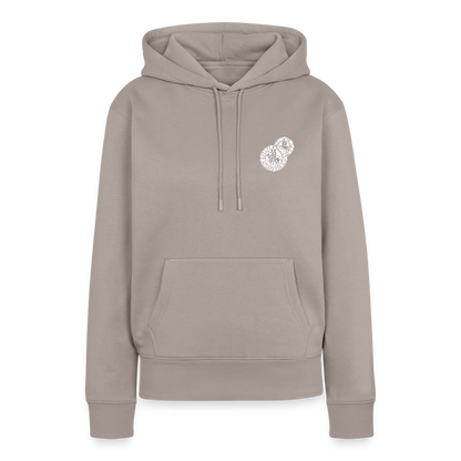 NEUES PROD FRAUEN HOODIE Templer Siegel - Taupe