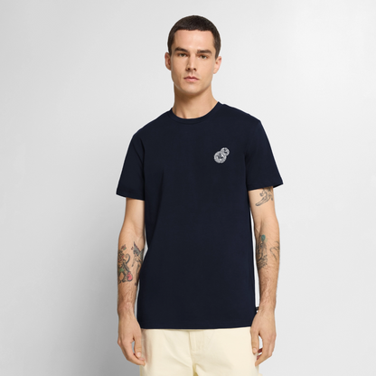 Templer Shirt | Siegel des Templerordens "Zwei Reiter auf einem Pferd" | dunkel | Bio Hoodie - Navy