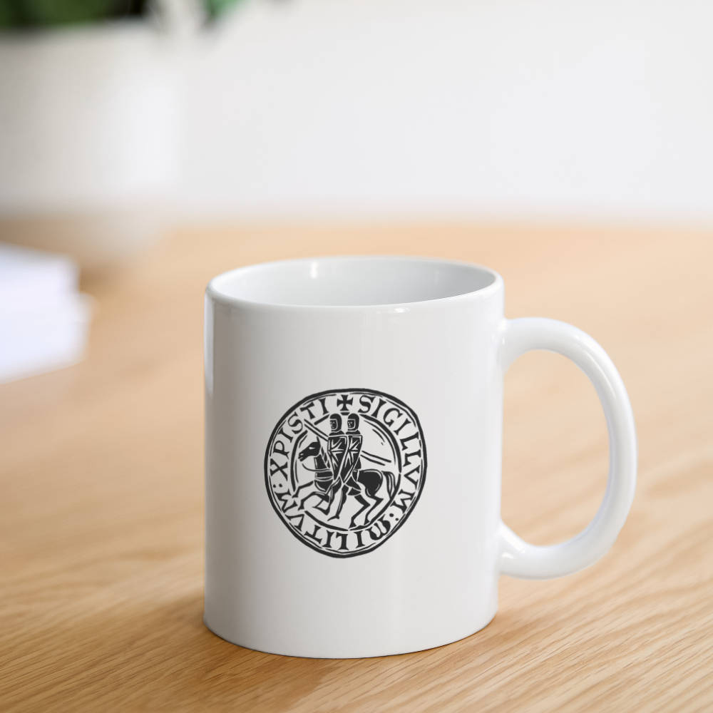 Templer Siegel Tasse Mittelalter - Weiß