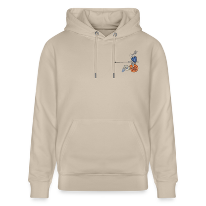 Mittelalterliche Tiere T-Shirt "Tjostender Hase" I Bio-Hoodie - Beige