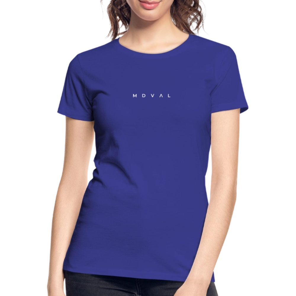 Mittelalter Shirt MDVAL Logo I tight fit I Damen - Königsblau
