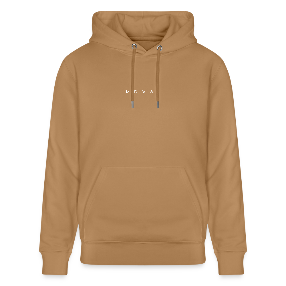 MDVAL Logo Bio-Hoodie - Karamell 