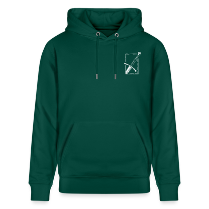 Mittelalterliches Schwert Bio-Hoodie I "langes swertt" I Spätmittelalter I dunkel I - Forest