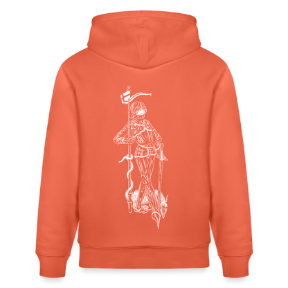 Geschichtsfenster Mittelalter Hoodie | Heiliger Georg Bio Hoodie - Hellrot