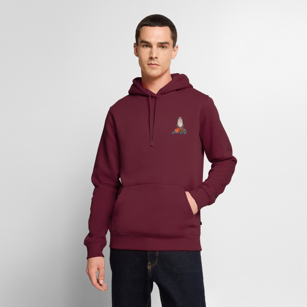 Mittelalterliche Tier Hoodie | Falscher Reiter - Burgunderrot