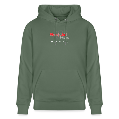 Geschichtsfenster Mittelalter Hoodie | Heiliger Georg Bio Hoodie - Tanngrün