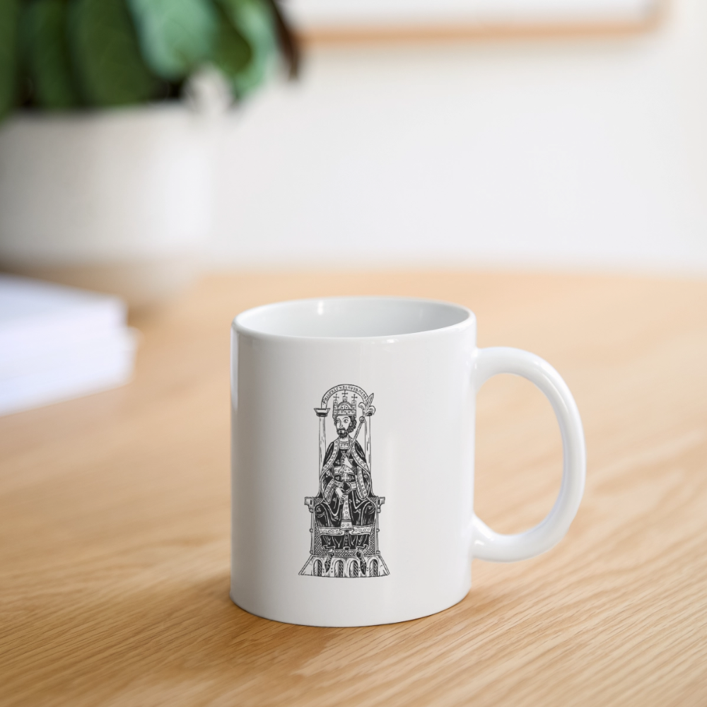 Friedrich I. Barbarossa I Tasse Mittelalter - Weiß