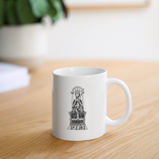 Friedrich I. Barbarossa I Tasse Mittelalter - Weiß