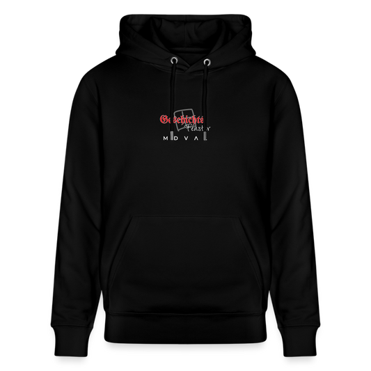 Geschichtsfenster Mittelalter Hoodie | Heiliger Georg Bio Hoodie - Schwarz