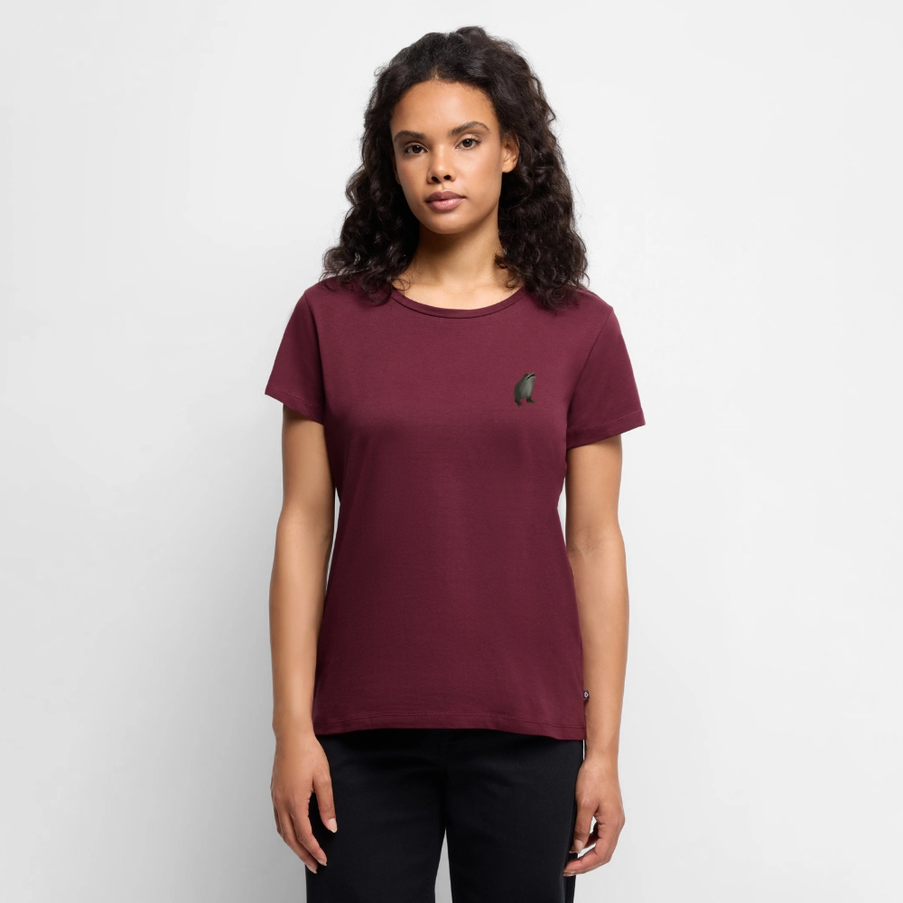 Mittelalterliche Tiere Shirt | Frosch ohne Arme - Burgunderrot