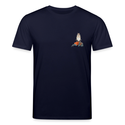 Mittelalterliche Tiere T-Shirt I "Falscher Reiter" I dunkel I Bio-Shirt - Navy