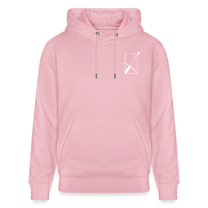 Mittelalterliches Schwert Bio-Hoodie I "langes swertt" I Spätmittelalter I dunkel I - Hellrosa