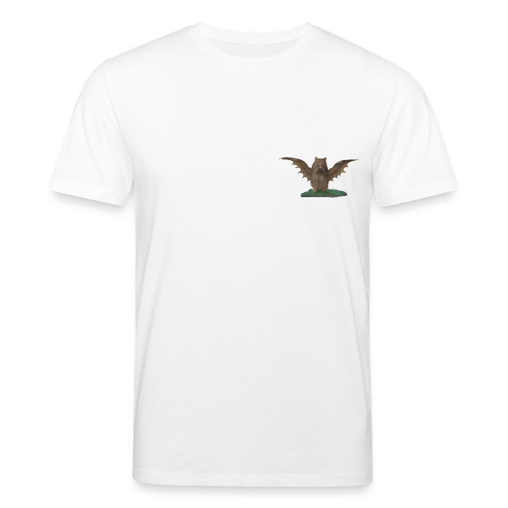 Mittelalterliche Tiere T-Shirt I "Biberfledermaus" I hell I Bio-Shirt - Weiß