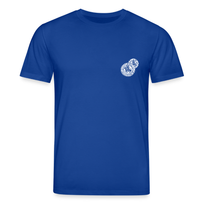 Templer Shirt | Siegel des Templerordens "Zwei Reiter auf einem Pferd" | dunkel | Bio-Shirt - Dunkelblau