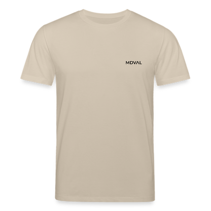 Bio-Shirt Friedrich I. Barbarossa (schwarzer Print hinten) | Mittelalterlicher Codex - Beige