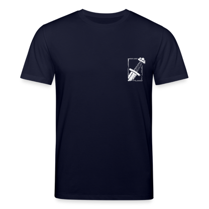 Mittelalterliches Schwert T-Shirt I "Gueðesweord" I Frühmittelalter I dunkel I Bio-Shirt - Navy