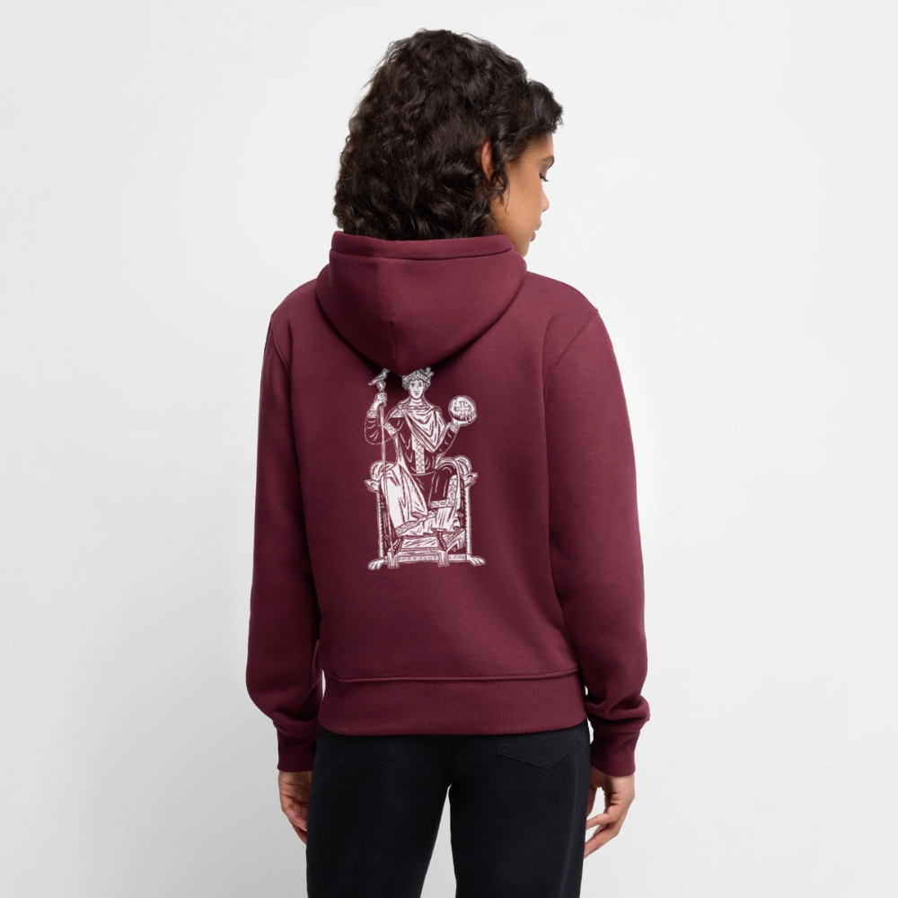 Mittelalter Hoodie | Kaiser Otto III. - Burgunderrot