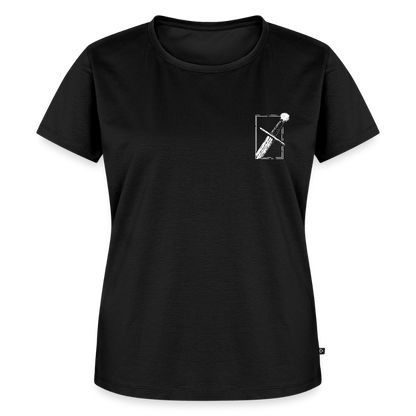 NEUES PROD Bio-Shirt Damen Swertelin - Schwarz