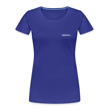 Friedrich I. Barbarossa (weißer Print hinten) I Bio-Shirt Damen - Königsblau