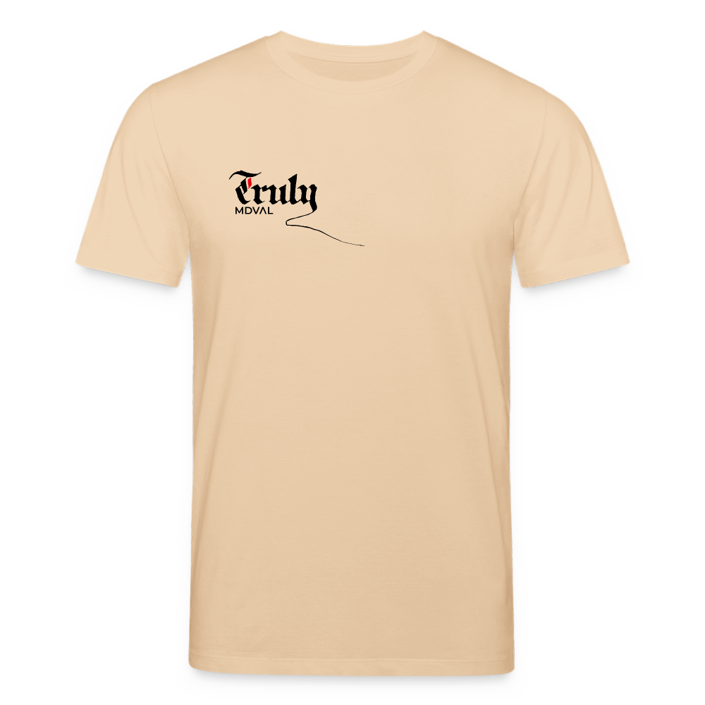 Mittelalter T-Shirt Kalligraphie Textura I hell - Beige