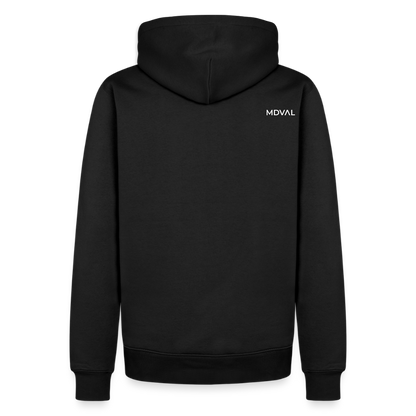 Mittelalter Tiere Hoodie | Tjostender Hase - Schwarz