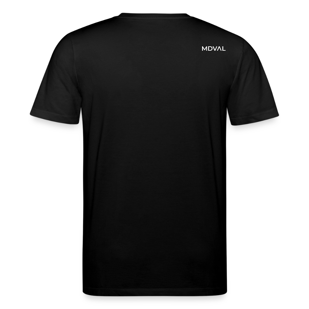 Mittelalterliche Tiere T-Shirt I "Falscher Reiter" I dunkel I Bio-Shirt - Schwarz