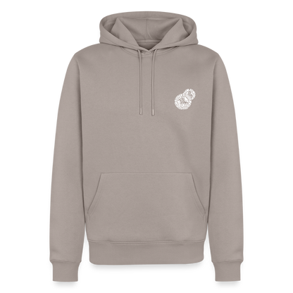 NEUES PROD Männer Premium Hoodie Templersiegel - Taupe