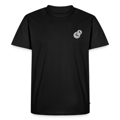 Templer Shirt | Siegel des Templerordens "Zwei Reiter auf einem Pferd" | dunkel | Bio Hoodie - Schwarz