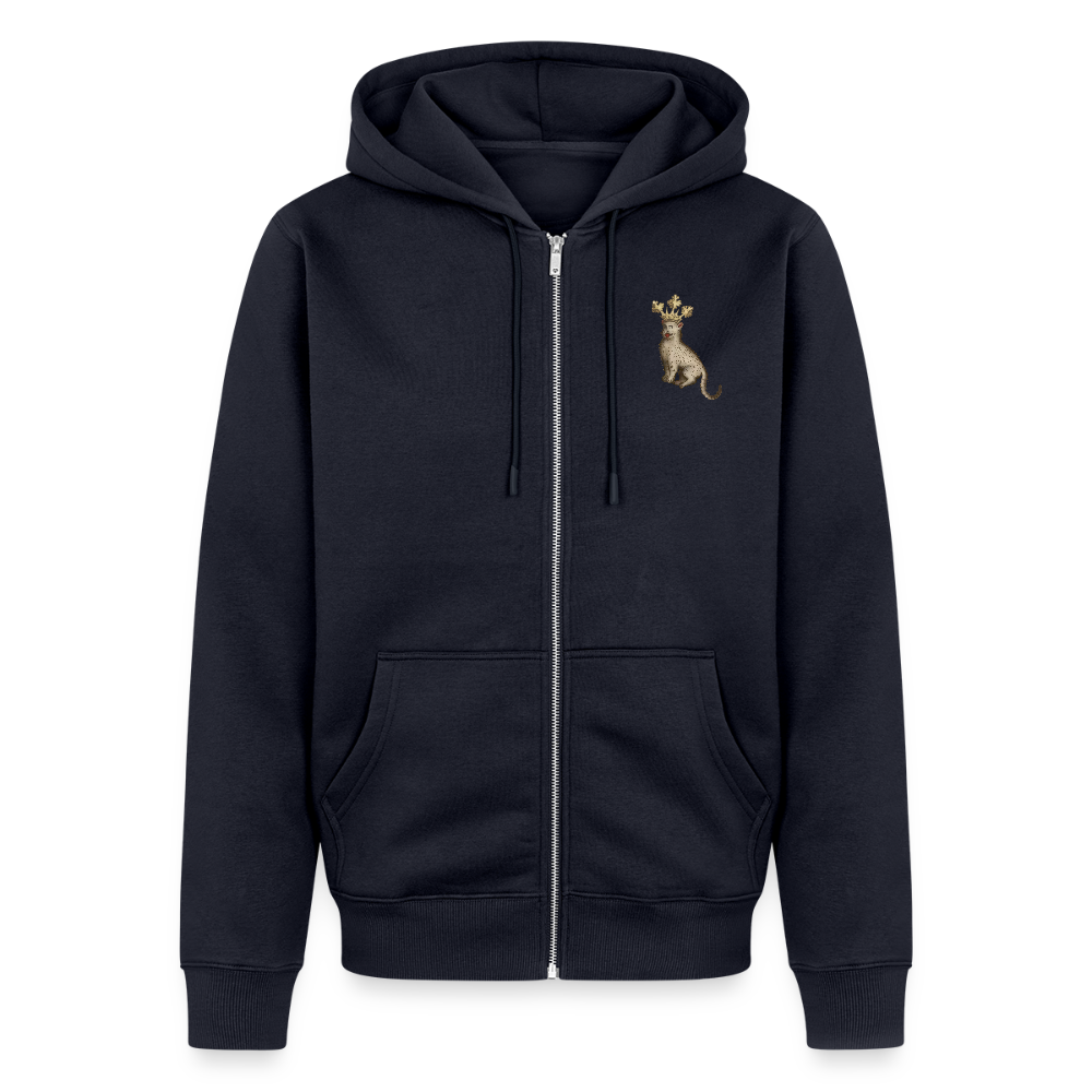 NEUES PROD ZIPPER HERREN Königskatze - Navy