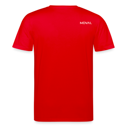 Mittelalterlicher Helm T-Shirt I "Dargen" I Hochmittelalter I dunkel I Bio-Shirt - Rot