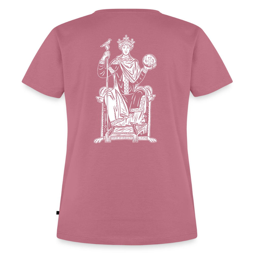 NEUES PROD Bio-Shirt Damen Kaiser Otto III. - Mauve