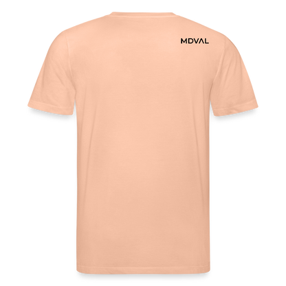 Templer Shirt | Siegel des Templerordens "Zwei Reiter auf einem Pferd" | hell | Bio-Shirt - Pfirsich