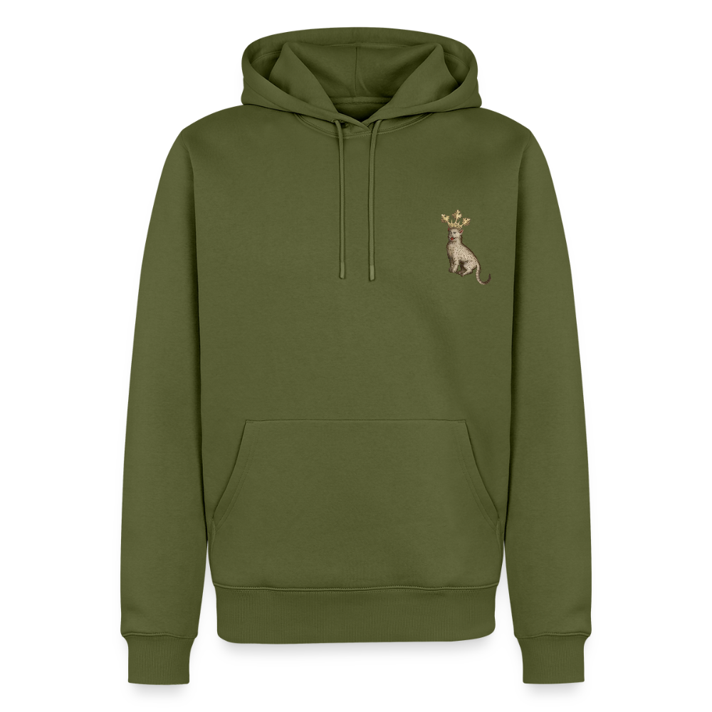 NEUES PROD Männer Premium Hoodie Königskatze - Khaki