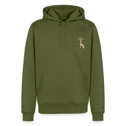 NEUES PROD Männer Premium Hoodie Königskatze - Khaki