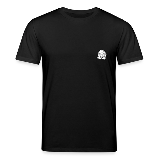 Mittelalterlicher Helm T-Shirt I "Schaller" I Spätmittelalter I dunkel I Bio-Shirt - Schwarz